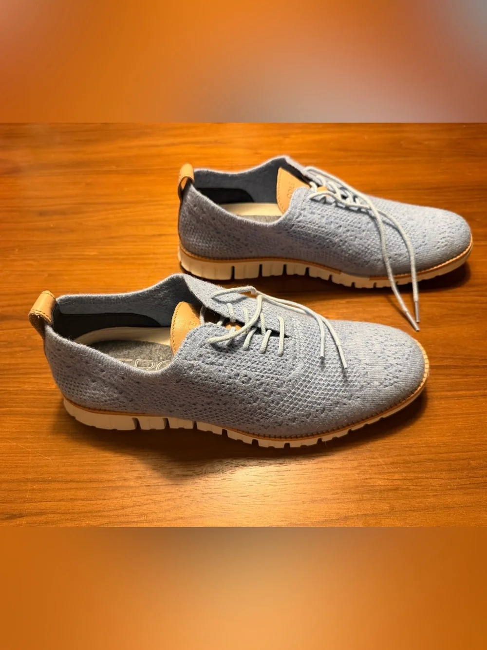 Cole Haan ZERØGRAND Knit Oxford Blue Men’s 10.5M